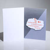 Personalised Greeting Card for Valentine Day open view