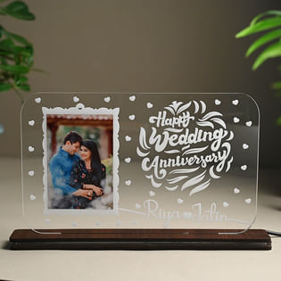 Personalised Loving Happy Anniversary Table Top