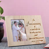Personalised Engraved Frames For Anniversary
