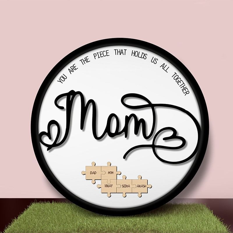 Personalised Mom Puzzle Frame