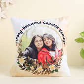 Personalised Moms Love Cushion