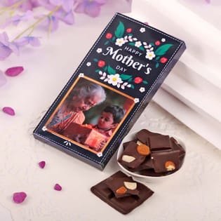 Personalised Mothers Day Almond Chocolate