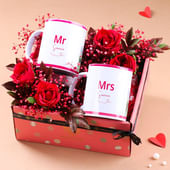 Personalised Mug N Rose Love Hamper