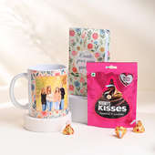 Personalised Mug With Chocolates N Diary