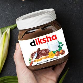 Personalised Name Nutella Jar