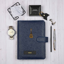 Personalised Navy Blue Planner