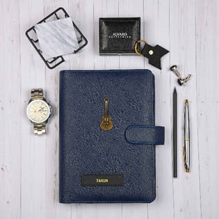 Personalised Navy Blue Planner