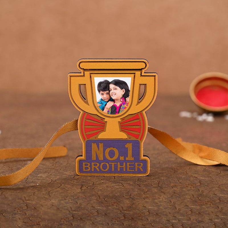 Personalised No 1 Bro Rakhi - One Personalised Rakhi