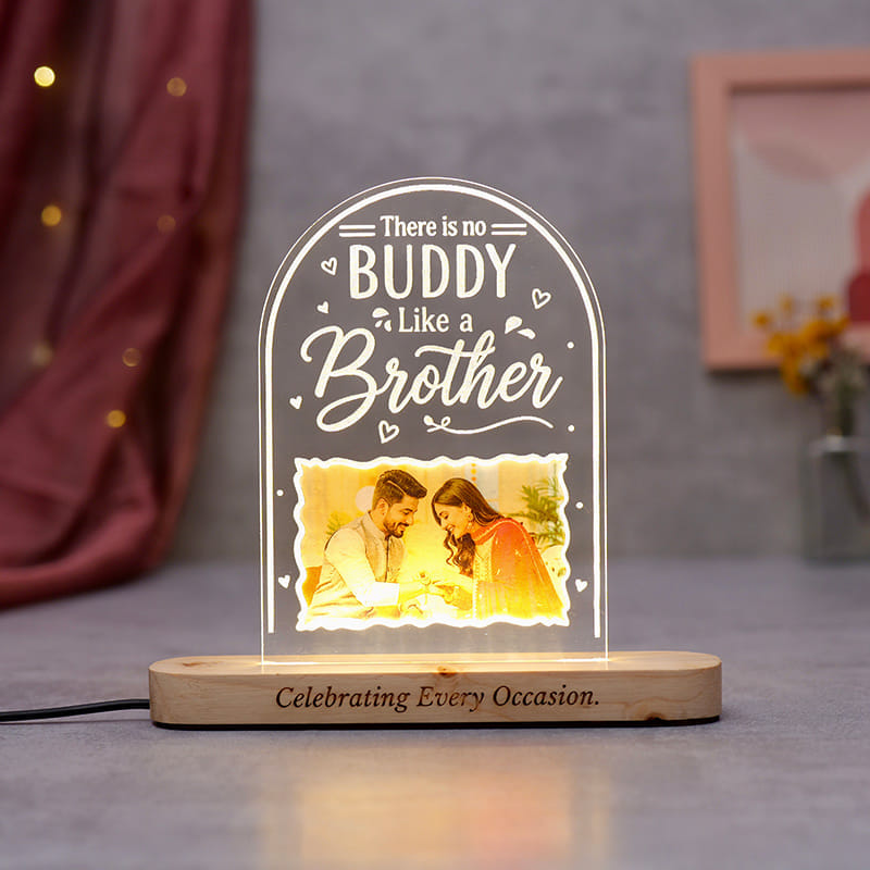 Personalised No Buddy Like Sister LED Lamp