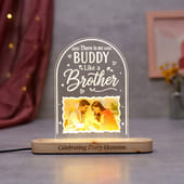 Personalised No Buddy Like Sister LED Lamp