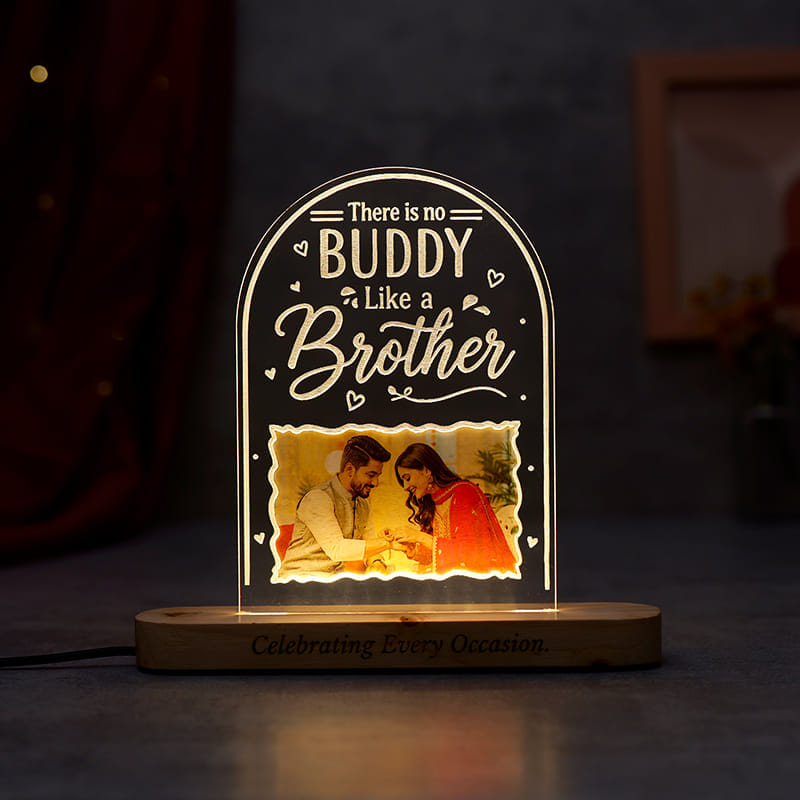 Personalised No Buddy Like Sister LED Lamp