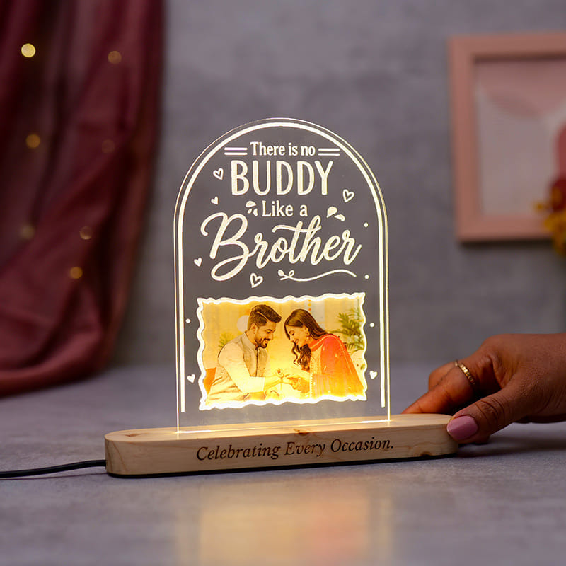 Personalised No Buddy Like Sister LED Lamp