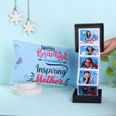 Personalised Photo Box With Comfort Pillow For Mom