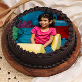 Personalised Photo Choco Cake Delight