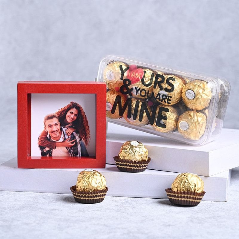 Personalised Photo Frame n Ferrero