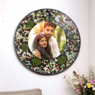 Personalised Photo Resin Nameplate For Valentine