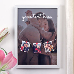 Personalised Photo Wall Frame