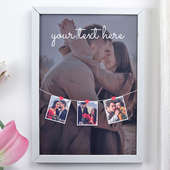 Personalised Photo Wall Frame View