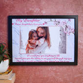 Personalised Wall Frame for Daughter