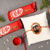 Personalised Rakhi With Kitkat