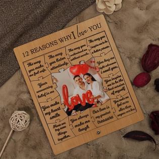 Personalised Reasons To Love Puzzle Box