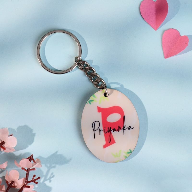 Personalised Signature Charm Keychain