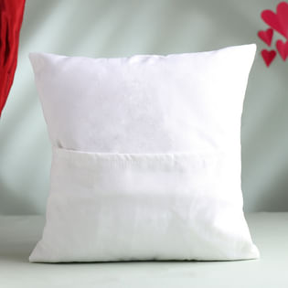 Back side of Personalised pillow