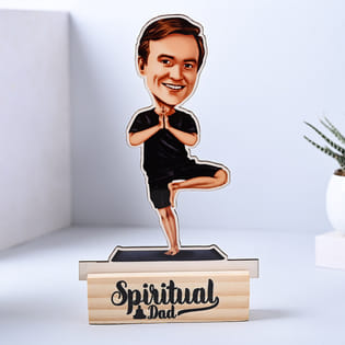 Personalised Spiritual Dad Carictaure-USA