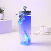 Valentines Gift Ideas - Scroll Starry Night Glass Bottle