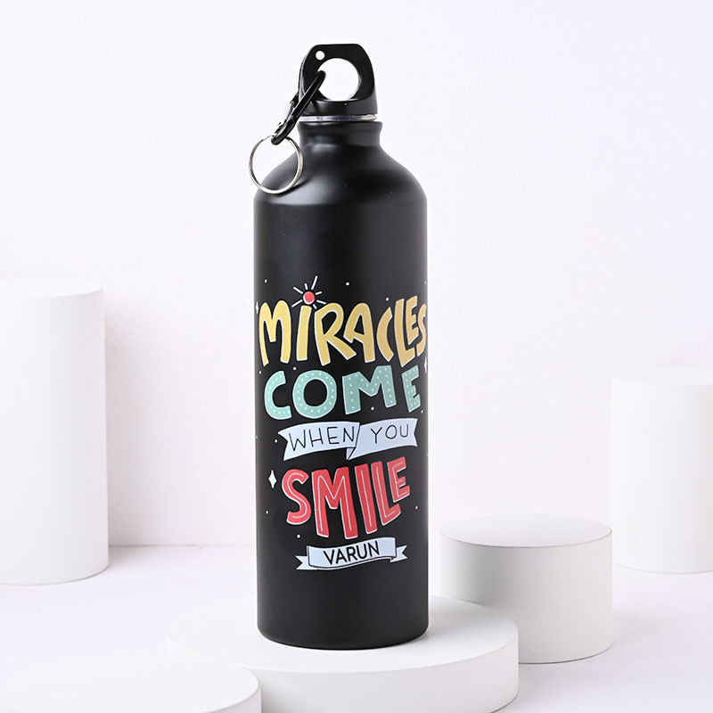 Personalised Stylish Black Sipper