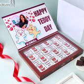 Personalised Teddy Day Choco Box
