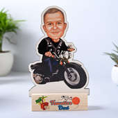 Personalised Traveller Dad Caricature For Fathers Day
