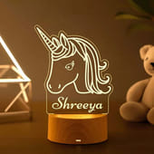 Personalised Unicorn Led Lamp