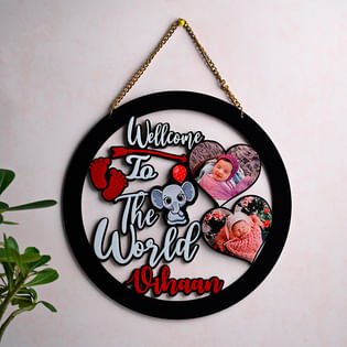 Personalised Wall Decor To Welcome A New Born Baby