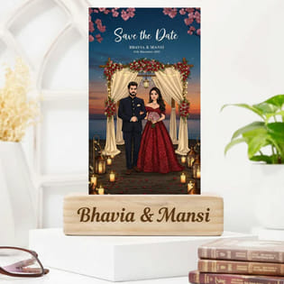 Personalised Wedding Day Caricature