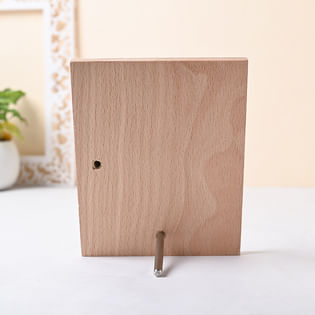 Personalised Wooden Birthday Gift back view