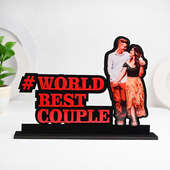 Personalised World Best Couple Table Top