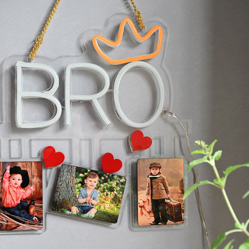 Personalized Bro Neon Light