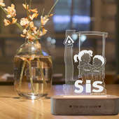 Personalized Sis Love Lamp