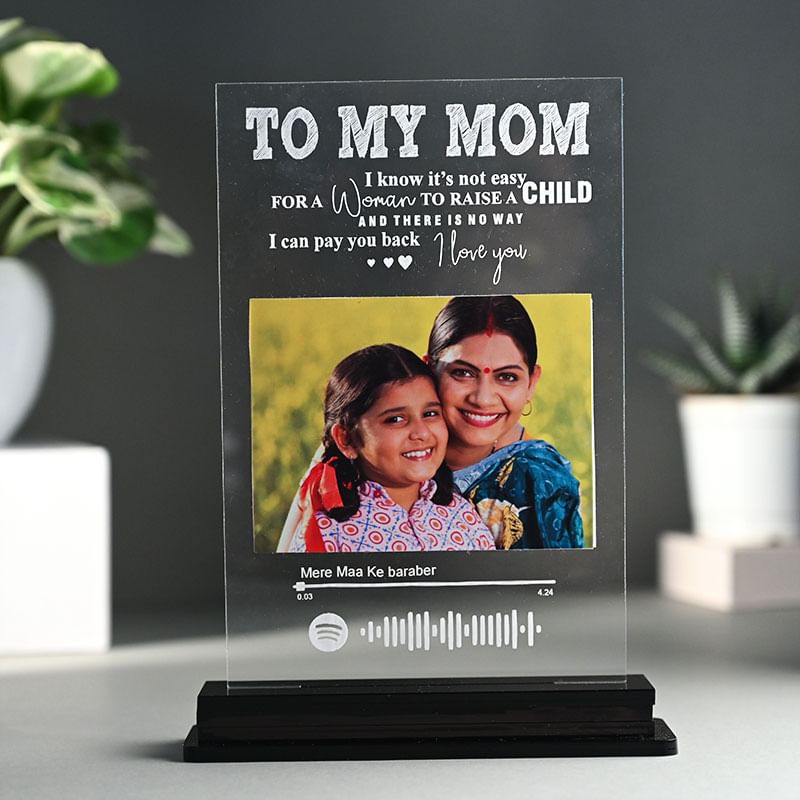 Personalized Spotify Mom Stand