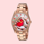 Gold Personalised Watch for Women