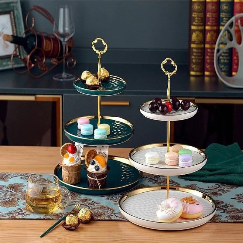 Pestle Three tier Platter