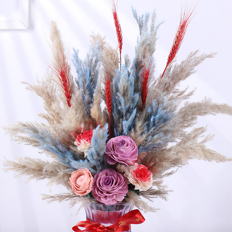 Phoenix Fire In Dried Meadow Vase