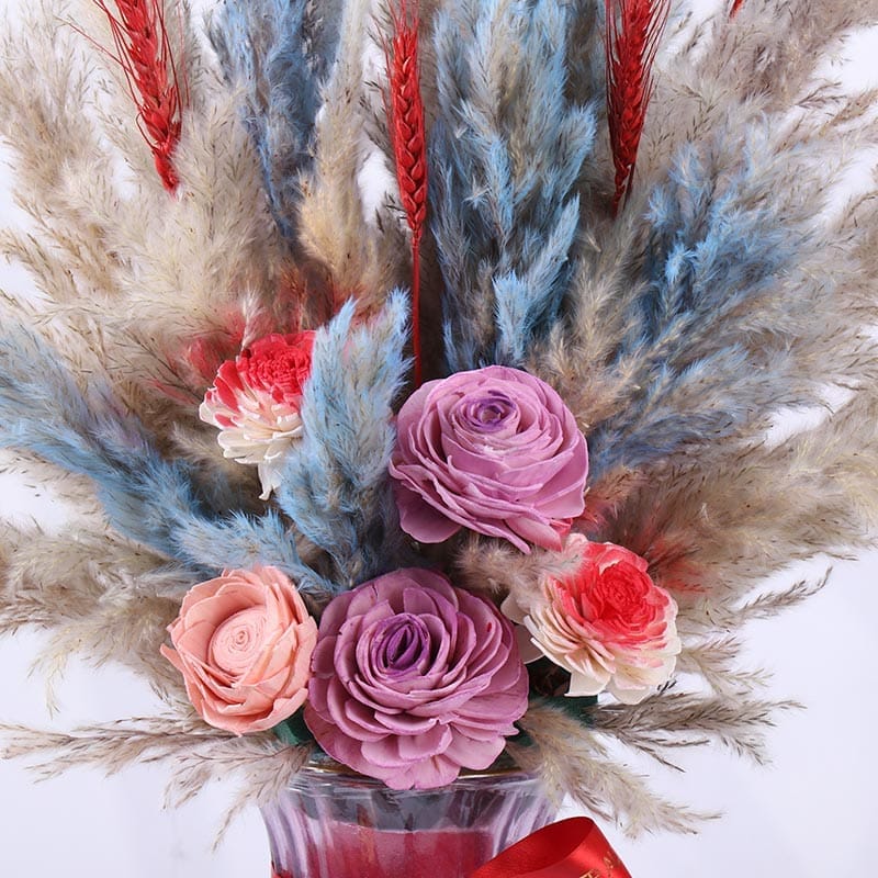 Phoenix Fire In Dried Meadow Vase