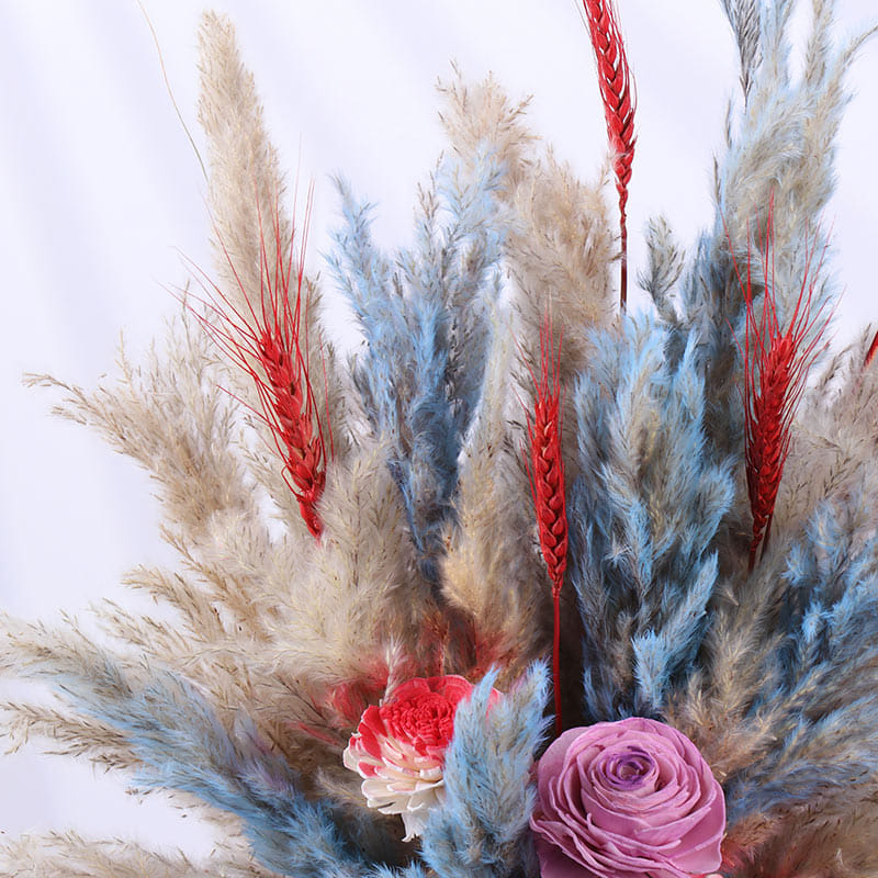 Phoenix Fire In Dried Meadow Vase
