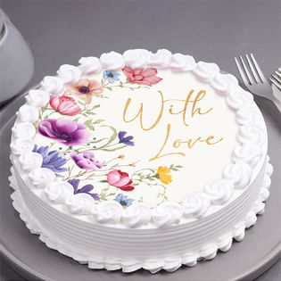 Photo Cake Made With Love