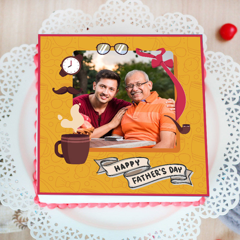 Photo Cake for Fathers Day