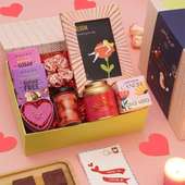 Photo Frame Chocolates N Necklace Valentines Hamper Corp