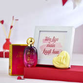 Photo Frame With Scented Candle N Perfume