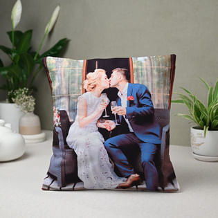 Snuggly Personalised Square Cushion-Canada